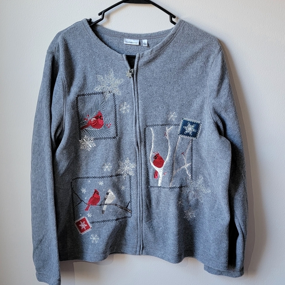 Croft & Barrow Heather Gray Cardigan
